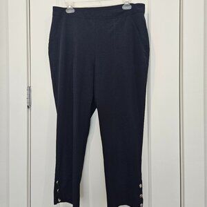 Chico's Navy Pull-On Capris